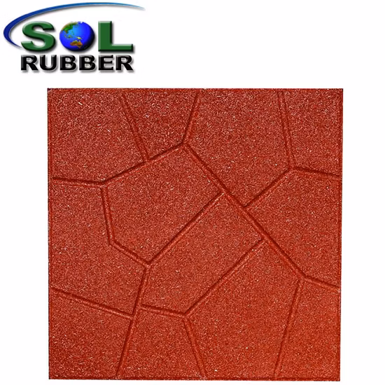 ソルラバー耐久性のある弾性デッキゴム床舗装タイル